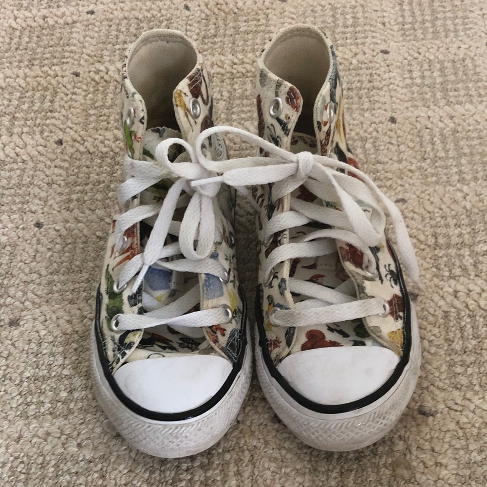 Converse Kids High-Top Sneakers with Colorful Print